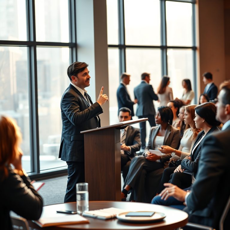 The Architect of Influence: How Public Speaking and Networking Forge Leadership in the Modern World